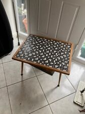 Vintage Retro Mosaic Tile Coffee Table on Dansette Legs 1960s
