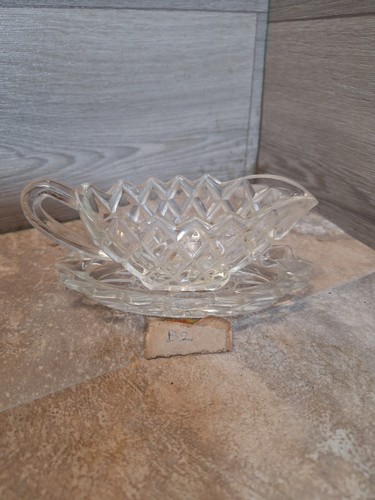 Vintage pressed glass gravy - vintage, gravy/