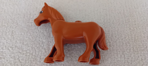 Lego duplo animals - horse, brown