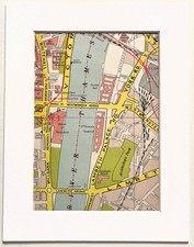 Vintage 1959 London Map -