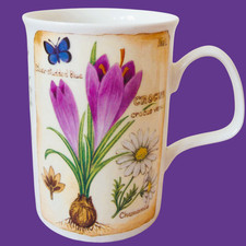 Roy Kirkham Botanica Gardens Mug Bone China 2000 Coffee Tea Display Floral VTG