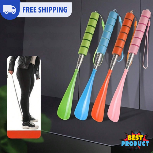 Telescopic shoe horn long - shoe,