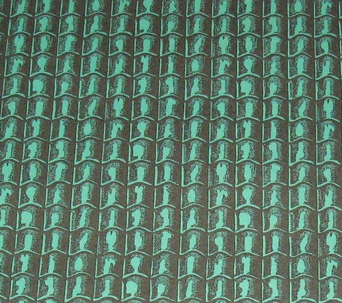 Green roof tiles wallpaper - roof, for