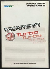 MG MONTEGO TURBO Car Product