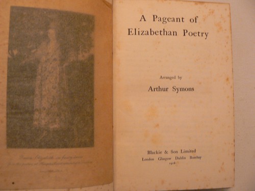 Arthur symons pageant of - arthur,