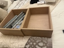 Howdens Oak Draw Boxes 355mm X 465mm 175mm Deep