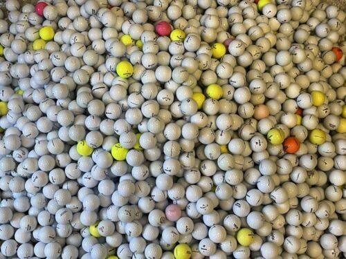 Golf balls used clean mixed - golf,