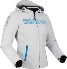 Bering Warwick Ladies Textile Jacket - Light Grey/Blue
