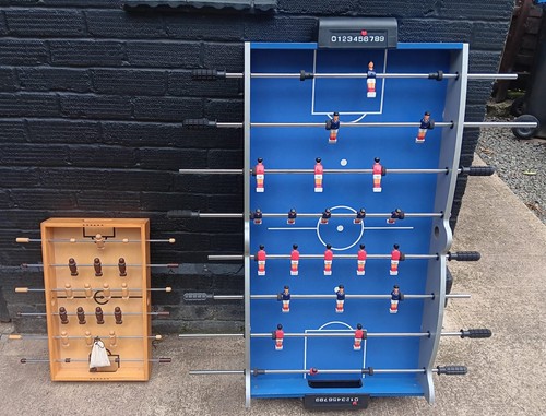 Table football legs - football, legs.