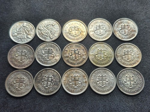 500 threepence coins job - 0.500,