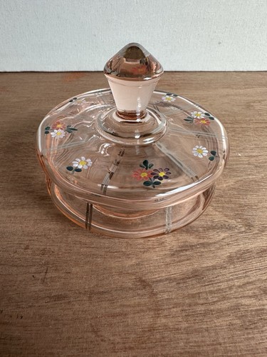Pretty pink depression glass - depression,