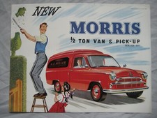 1957 Morris 1/2 Ton Van & Pick-up BROCHURE publication number HE5767