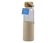 Glass Water Bottle with