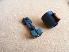 Fibre optic open sights for