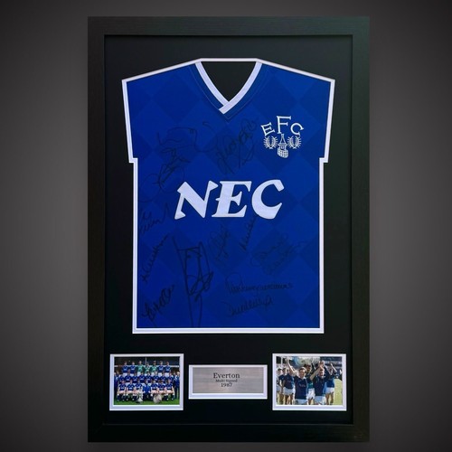 Framed everton 1987 champions - framed,