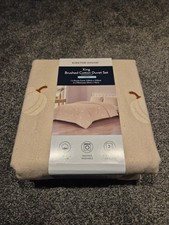 King Brushed Cotton Duvet Set
