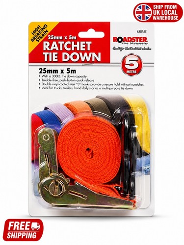 25mm ratchet tie down - x, 5m