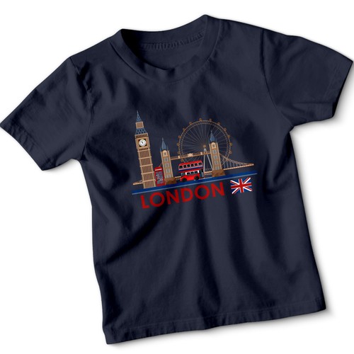 London landmarks kids shirt - kids, t