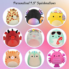 Original 7.5" Squishmallows Personalised with your own Name/Message or Photo