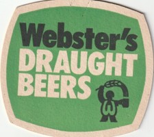 BEER MAT - WEBSTERS BREWERY -