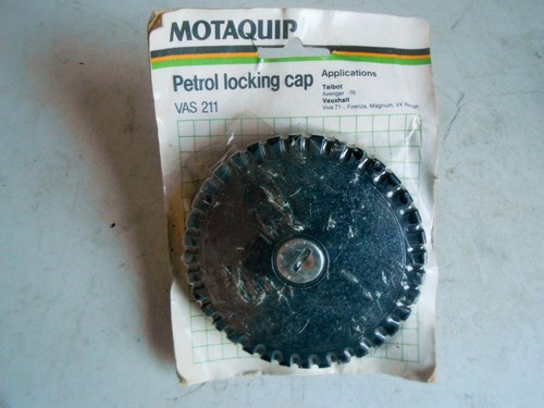 Locking fuel cap motaquip - locking,
