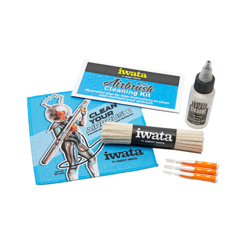 Iwata airbrush cleaning - cleaning, kit