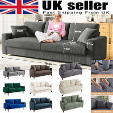 2/3 Seater Teddy Velvet Sofa