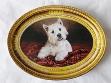 Franklin Mint Plate  Master of Tartan Nigel Hemming West Highland Terrier Westie
