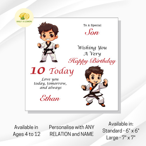 10th birthday card - birthday,