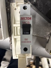 SECTOR 6 AMP TYPE B 6kA MCB