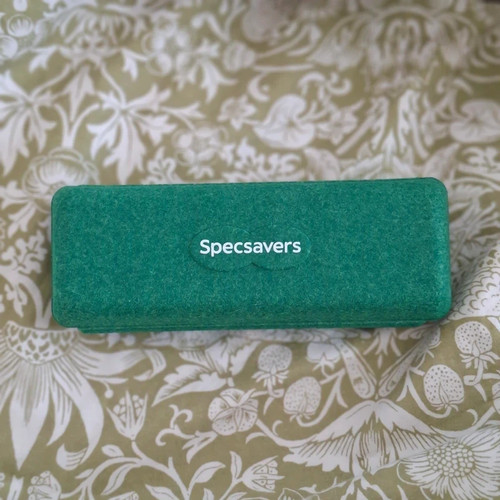 Specsavers green glasses case - specsavers,