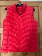 Marks and Spencer Ladies Flame Red Feather and Down gilet