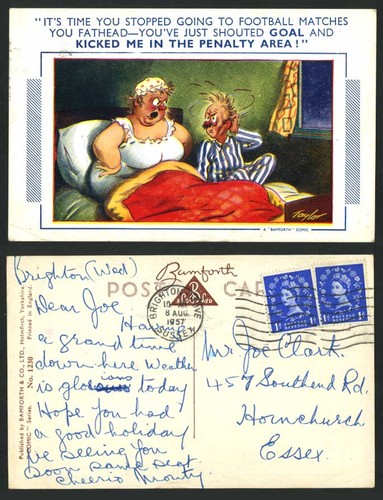 Taylor 1957 old - taylor, postcard