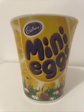 Cadbury Mini Eggs Chocolate Ceramic Mug Vintage Retro Easter Tea/Coffee