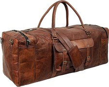 Leather Unisex Duffel Bag