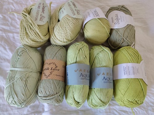 50g light green cotton - 9, x