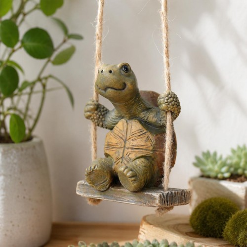 Hanging resin turtle tortoise - turtle,