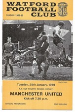 Football Programme WATFORD v