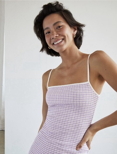 Nwt aritzia lilac - nwt!, gingham
