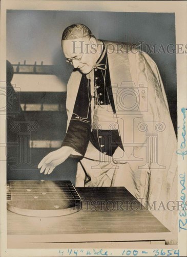 1939 press photo cardinal - photo,