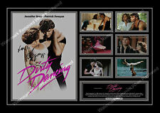 PATRICK SWAYZE & JENNIFER GREY DIRTY DANCING 1987 SIGNED A4 PHOTO PRINT