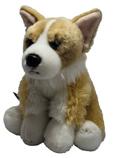 QUEENS CORGI HRH the QUEEN 10"PLUSH CUDDLY SOFT TOY TEDDY DOG QUEENS ROYAL CORGI