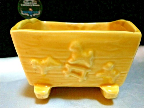 Vintage yellow usa - usa, pottery