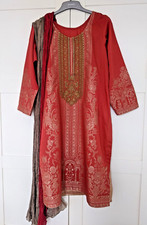 New Khaadi Orange Dress