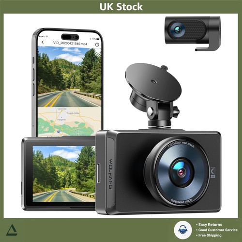 Dual dash cam - 4k,