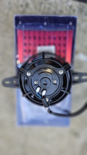 Motorcycle oil cooler - oil, 12v