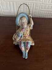 Antique Bisque Swinging Girl