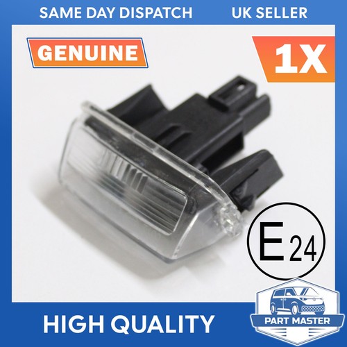 Rear number plate light - plate,