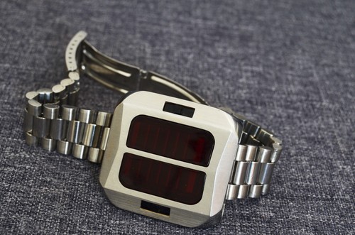 Vintage led watch - , stainless