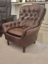 Brown Leather Armchair FREE